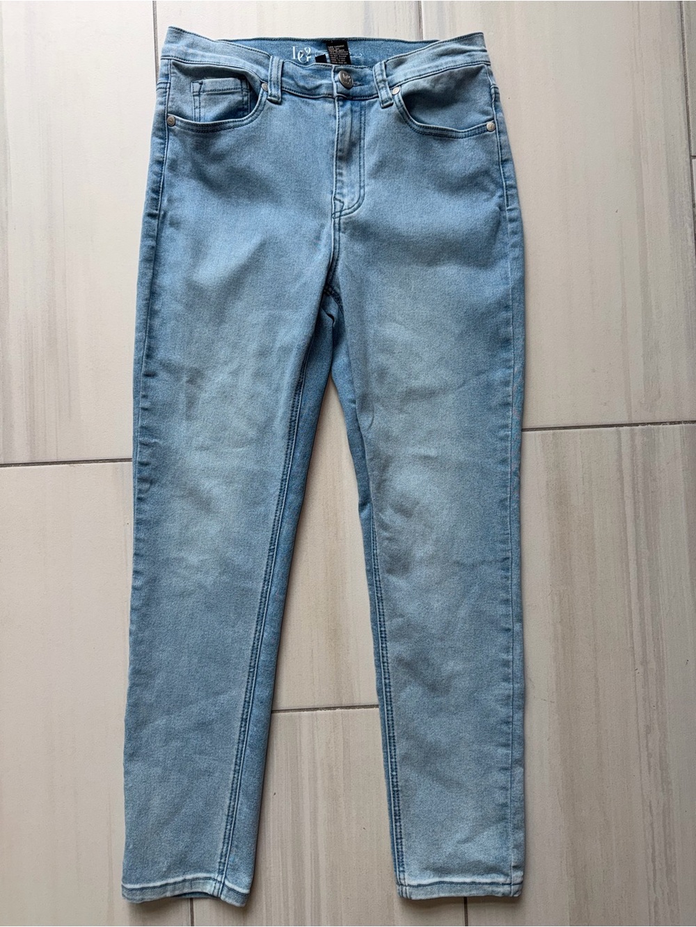 DG2 by Diane Gilman Light Blue Straight Leg Jeans